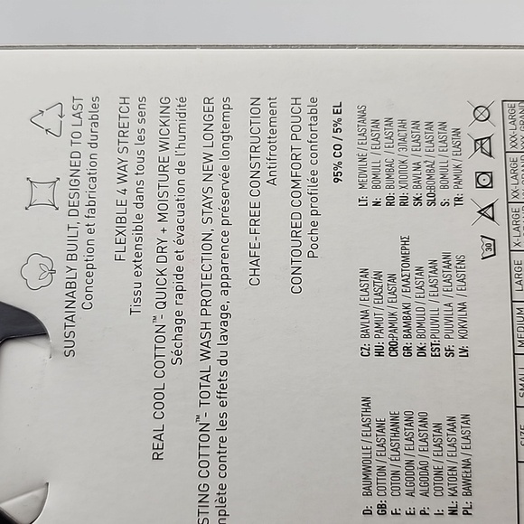 Adidas Men's 3 Pack Brief Active Flex Cotton 3 Stripes Black Size Small - Picture 10 of 12